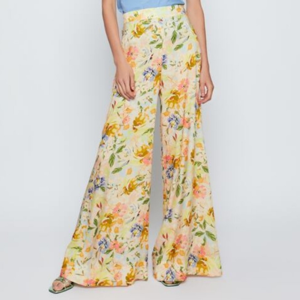 Zara floral pant Nwot